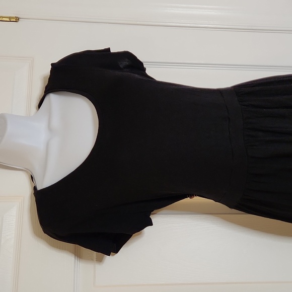 🍒 Black Summer Dress Large - Picture 2 of 2